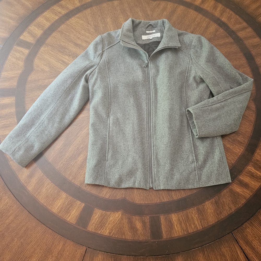 Perry Ellis Wool Blend Gray Jacket Men's Size M